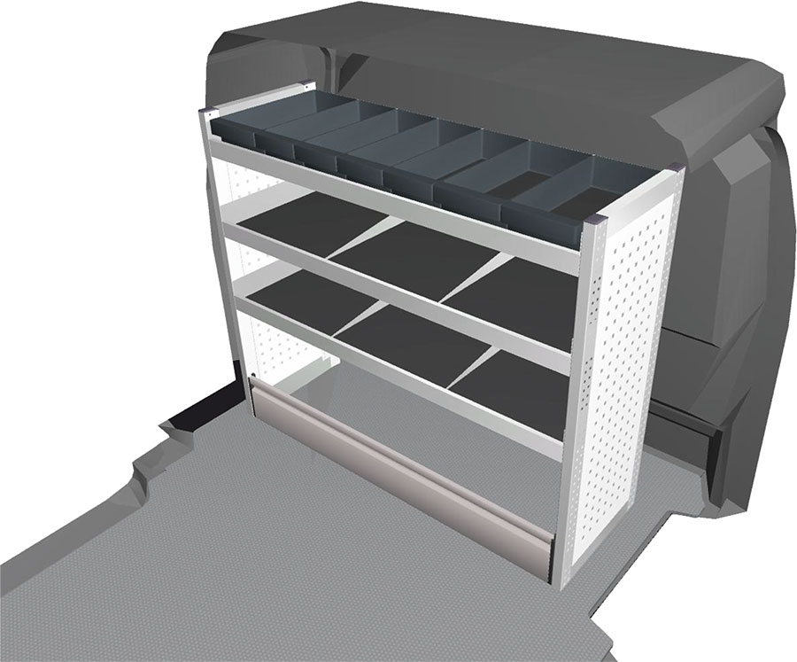 3D render vestavby do auta
